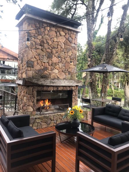 Outdoor Fireplace Restoration